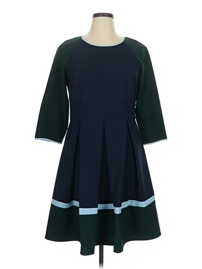 Pre-owned 1901 Casual Dress In Teal