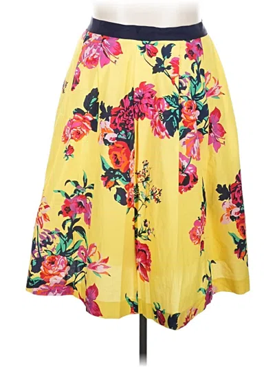 Pre-owned 1901 Casual Skirt In Yellow