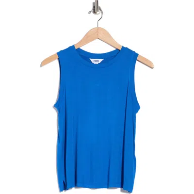 1901 Crewneck Easy Tank In Blue Olympus