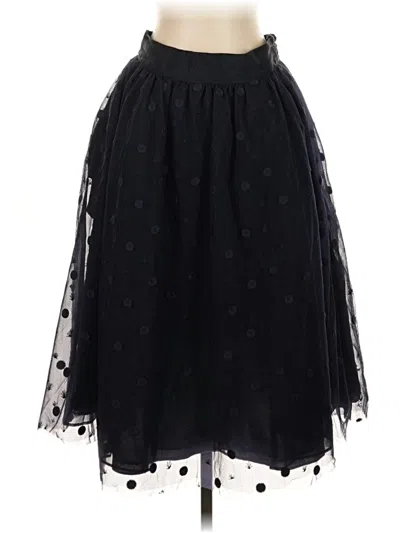 Pre-owned 1901 Formal Skirt In Black