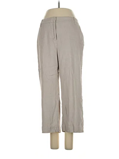 Pre-owned 1901 Linen Pants In Gray