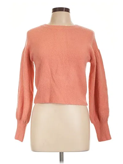 Pre-owned 1901 Long Sleeve Top Orange Boatneck Tops