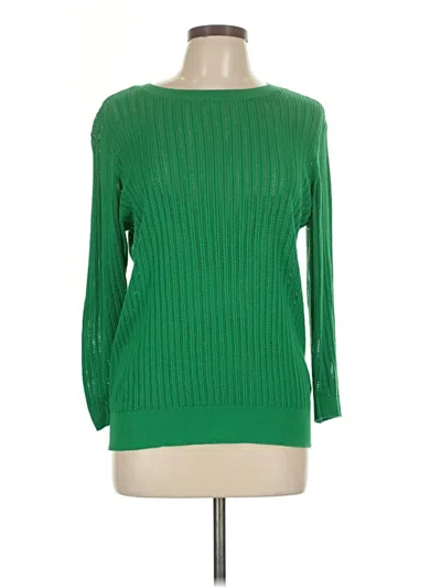 Pre-owned 1901 Pullover Sweater In Green