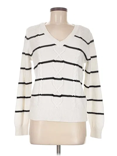 Pre-owned 1901 Pullover Sweater In White