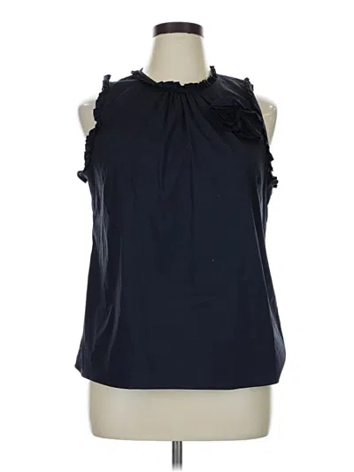 Pre-owned 1901 Sleeveless Blouse In Black