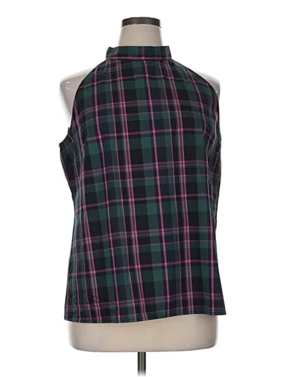 Pre-owned 1901 Sleeveless Blouse In Green