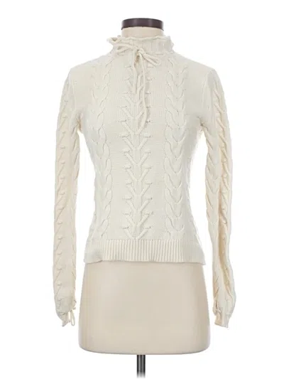 Pre-owned 1901 Turtleneck Sweater In Ivory