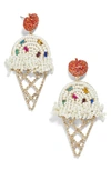 BAUBLEBAR BEADED ICE CREAM CONE EARRINGS,73632