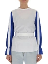 KENZO KENZO CONTRAST BELTED BLOUSE