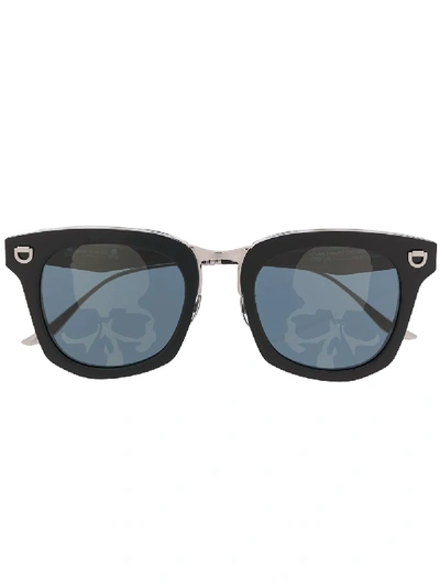 Mastermind Japan Metallic Detail Sunglasses In Black
