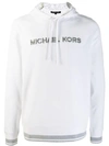 MICHAEL MICHAEL KORS EMBROIDERED LOGO HOODIE