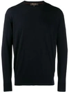 Loro Piana Silverstone Cashmere Sweater In Blue/navy