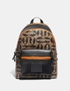 COACH COACH ACADEMY BACKPACK IN SIGNATURE CANVAS WITH REXY BY GUANG YU,75584