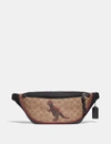 COACH RIVINGTON BELT BAG IN SIGNATURE CANVAS WITH REXY BY SUI JIANGUO,75596