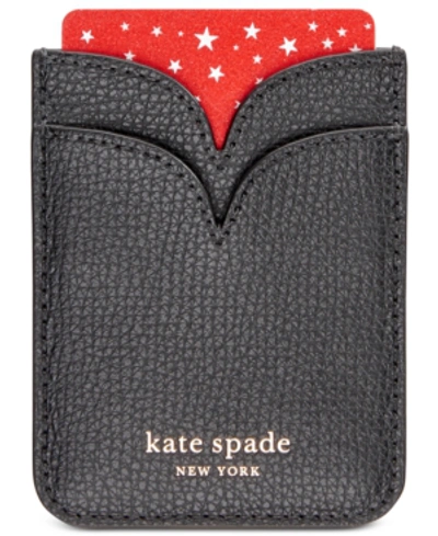 Kate Spade Sylvia Double Sticker Phone Pocket - Black