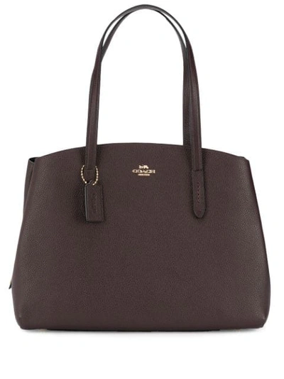 Coach Charlie Carryall 40 Tote - 棕色 In Brown