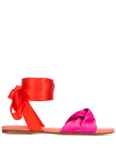 Anna Baiguera Aurora Sandals In Pink
