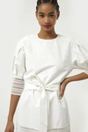 Rebecca Minkoff Georgina Dress In Bright White