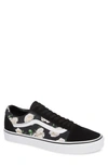 Vans Old Skool Sneaker In Black/ White Romantic Floral