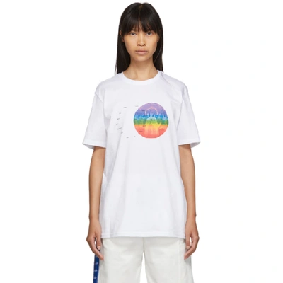 Anton Belinskiy White Aura T-shirt In White/aura