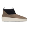 FEAR OF GOD FEAR OF GOD BROWN AND BLACK POLAR WOLF BOOTS