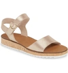 PAUL GREEN AUDREY QUARTER STRAP SANDAL,7534