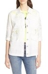 ALICE AND OLIVIA Charline Embroidered Military Jacket,CC905D95202