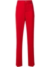 BALENCIAGA BALENCIAGA FLUID五口袋设计长裤 - 红色