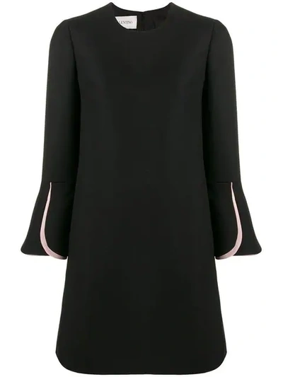 Valentino Two-tone Mini Dress - 黑色 In Black