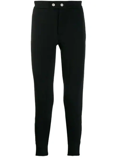 Alexander Mcqueen Zipped Details Track Trousers - 黑色 In Black