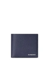 BURBERRY GRAINY LEATHER INTERNATIONAL BIFOLD COIN WALLET