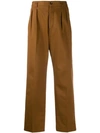 GUCCI PLEATED STRAIGHT-LEG TROUSERS