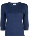 ALEXANDRA GOLOVANOFF ALEXANDRA GOLOVANOFF FITTED SWEATER - 蓝色