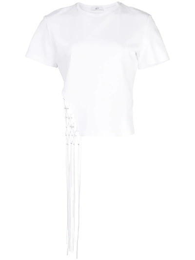 Area String Detail Top - 白色 In White