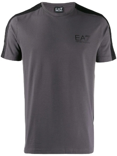 Ea7 Emporio Armani Jersey T-shirt - 灰色 In Grey
