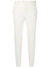 RED VALENTINO GABARDINE CROPPED TROUSERS