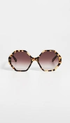 CHLOÉ WILLOW OCTAGONAL SUNGLASSES