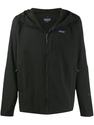 Patagonia Techface Hooded Jacket - 黑色 In Black