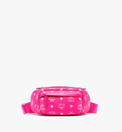 Mcm Crossbody-tasche In Visetos In Pink | Neon Pink | ModeSens