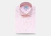 LEDBURY MEN'S PINK FAIRLAKE CHECK DRESS SHIRT COTTON,1W19I5-022-301-175-36