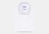 LEDBURY MEN'S WHITE FINE TWILL SPREAD DRESS SHIRT COTTON,1W16M7-052-000-17-36