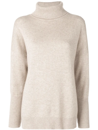 Chinti & Parker Loose Cashmere Sweater In Light Oatmeal