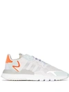 Adidas Originals Adidas Nitte Jogger Sneakers - White In Raw White/ Grey/ Vapor Green