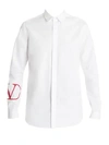 VALENTINO Long-Sleeve Logo Shirt