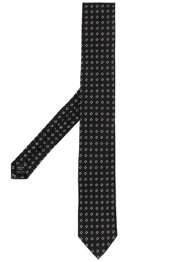 Dolce & Gabbana Patterned Tie - Black