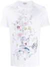 ALEXANDER MCQUEEN BOTANICAL SKULL T-SHIRT