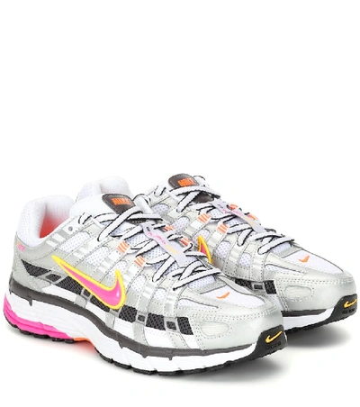 Nike P-6000 Mesh And Rubber Sneakers In Multi