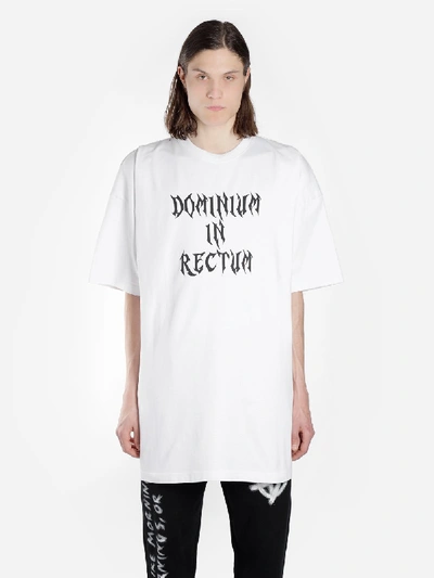 VETEMENTS DOMINIUM IN RECTUM Tシャツ VETEMENTS DOMINIUM IN RECTUM Tシャツ