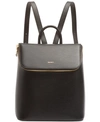DKNY BRYANT LEATHER TOP ZIP BACKPACK