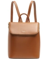 DKNY BRYANT PARK LEATHER TOP ZIP BACKPACK, CREATED FOR MACY'S